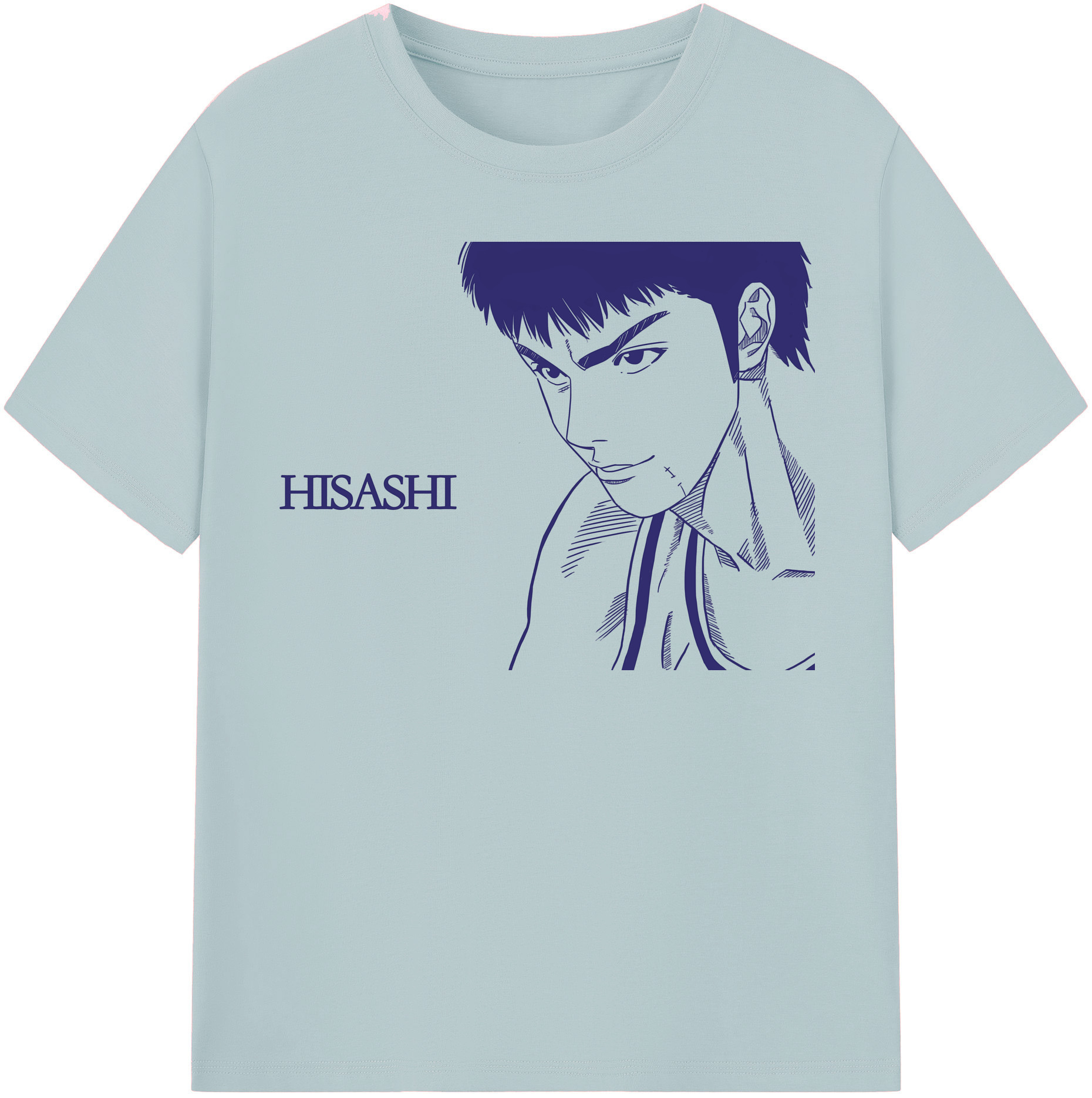 SLAM DUNK／スラムダンク 綿100％半袖Tシャツ（フロントプリント）